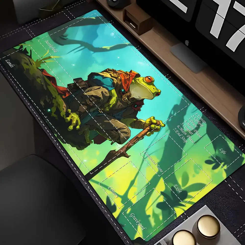 Animals Cartoon Professional E-sports Game Large Rubber Anti-slip PC Desk Accessories     Gamer Keyboard Decor Mat Competition