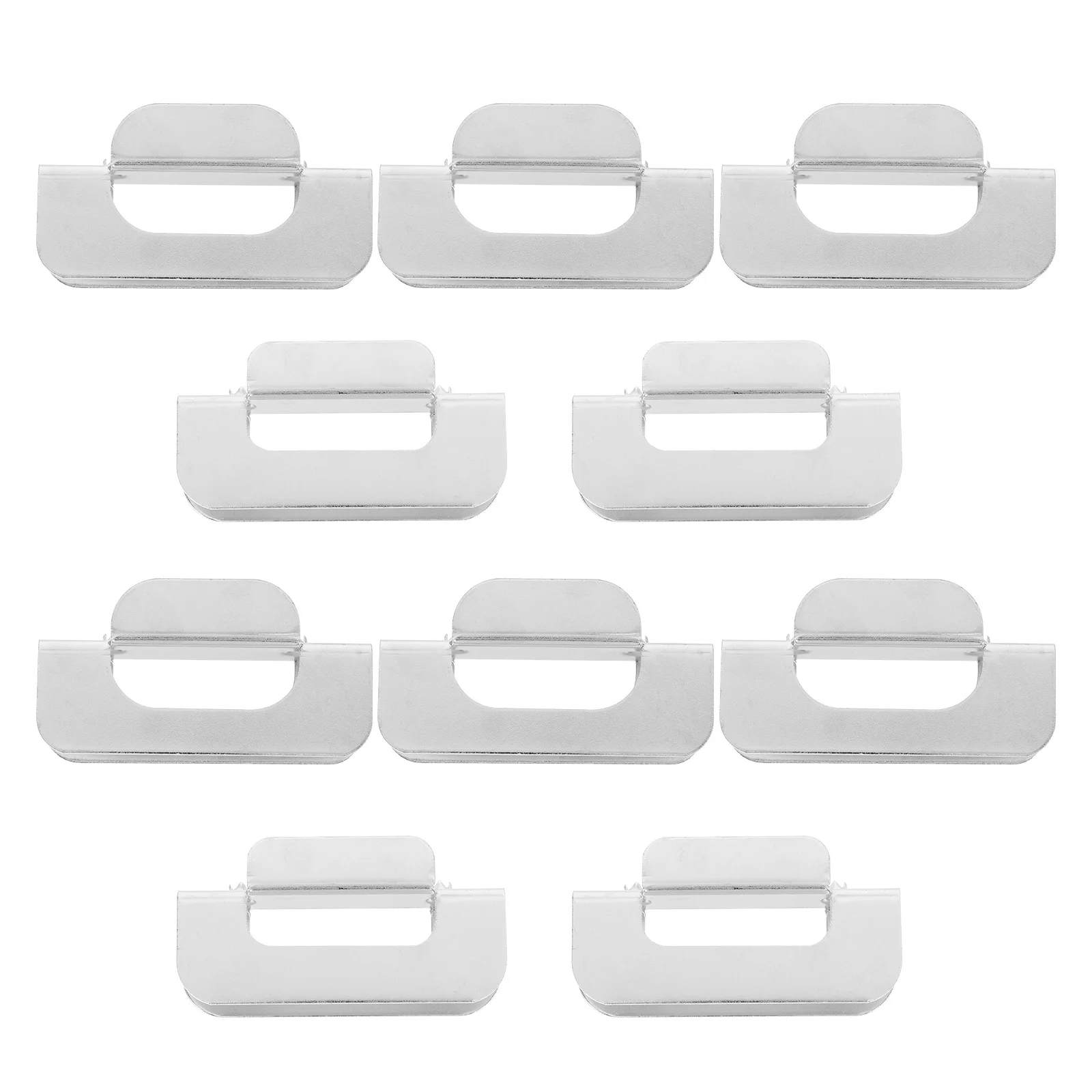 

10pcs H Brackets For Wood Stainless Steel Nail Bracket Drywall Clips Dishwasher Mounting Hidden Drawer Pull Shelf Support Panel