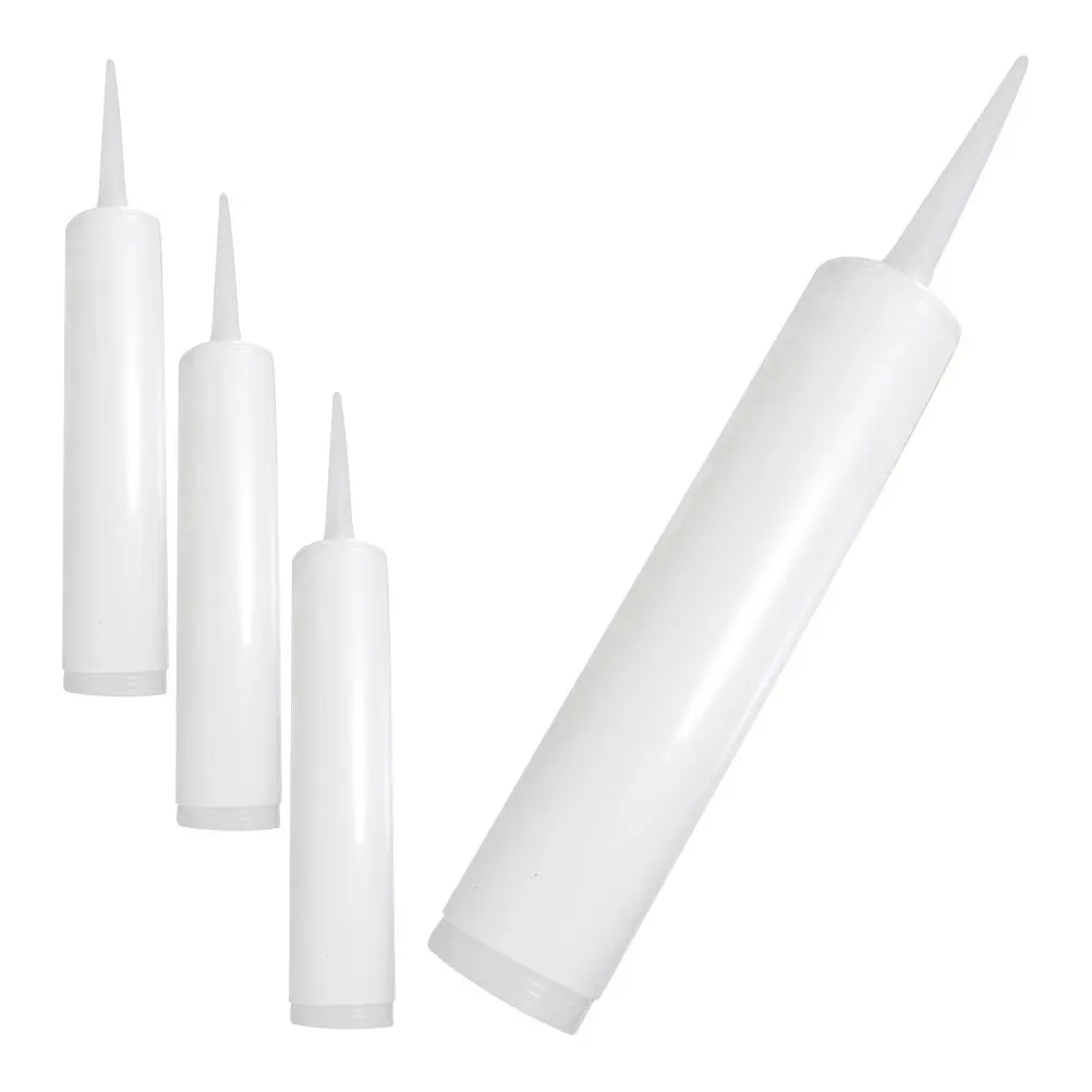 

4Pcs Empty Sealant Caulking Tubes Refillable Caulk Tubes Reusable Portable Caulk Bottles for Home Crack Filling