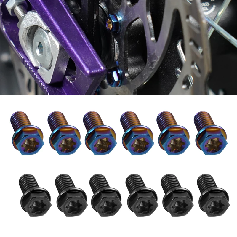 

For Surron light bee X 6PCS M6X13 Rear Brake Disc Pad Screws For Sur-ron light bee S L1E For Segway X160 X260 Electric Dirt Bike