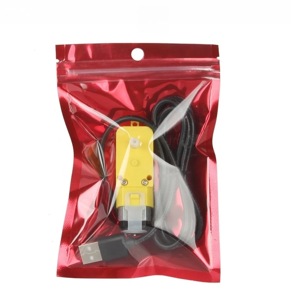 Single Shaft DC 5V Gear Motor 59 RPM 3kgf.cm Torque 1000mm Cable for 3D Printer Extruder or Bed Movement Applications