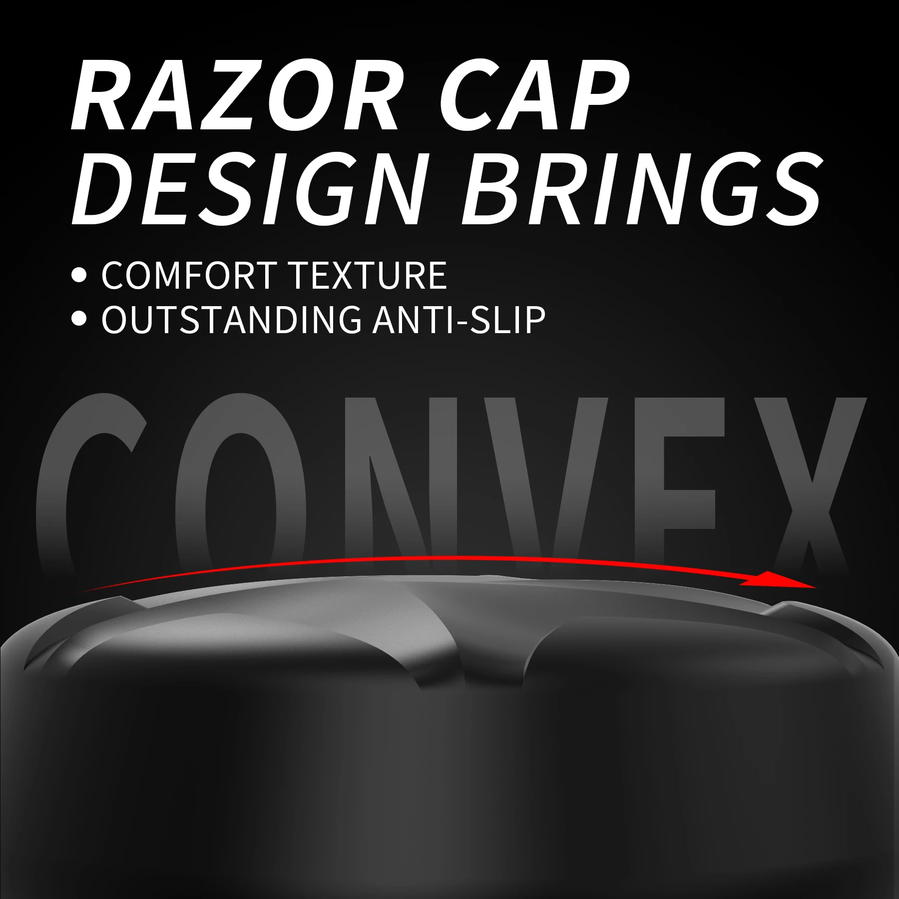 Przedłużacz drążka PlayVital Thumbs Pro RAZOR do kontrolera Xbox Core, nakładki na joystick do kontrolera Xbox One - 4 kolory