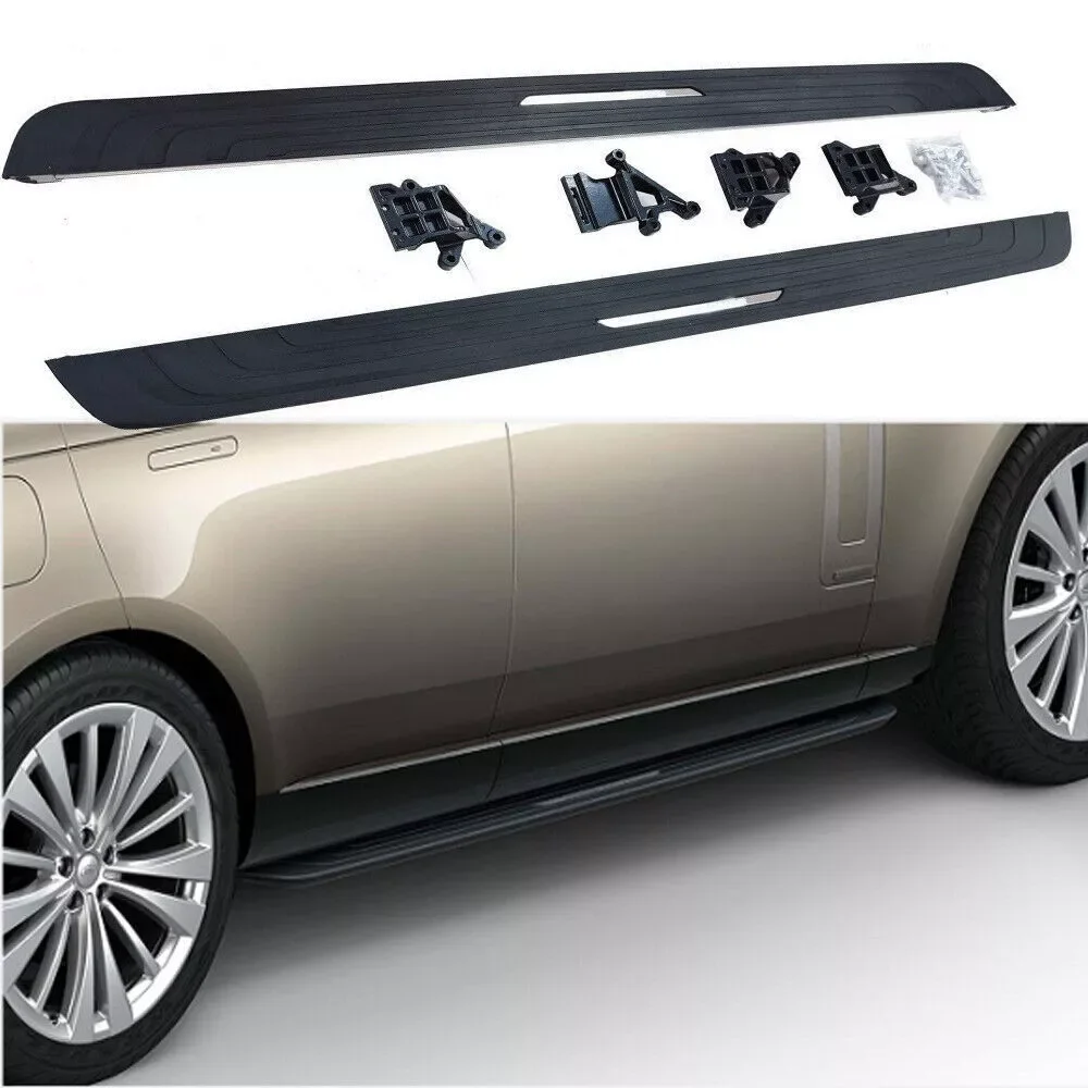 

2 шт. фиксированная подножка подходит для Range Rover L460 LWB 2023 2024 2025 боковые подножки