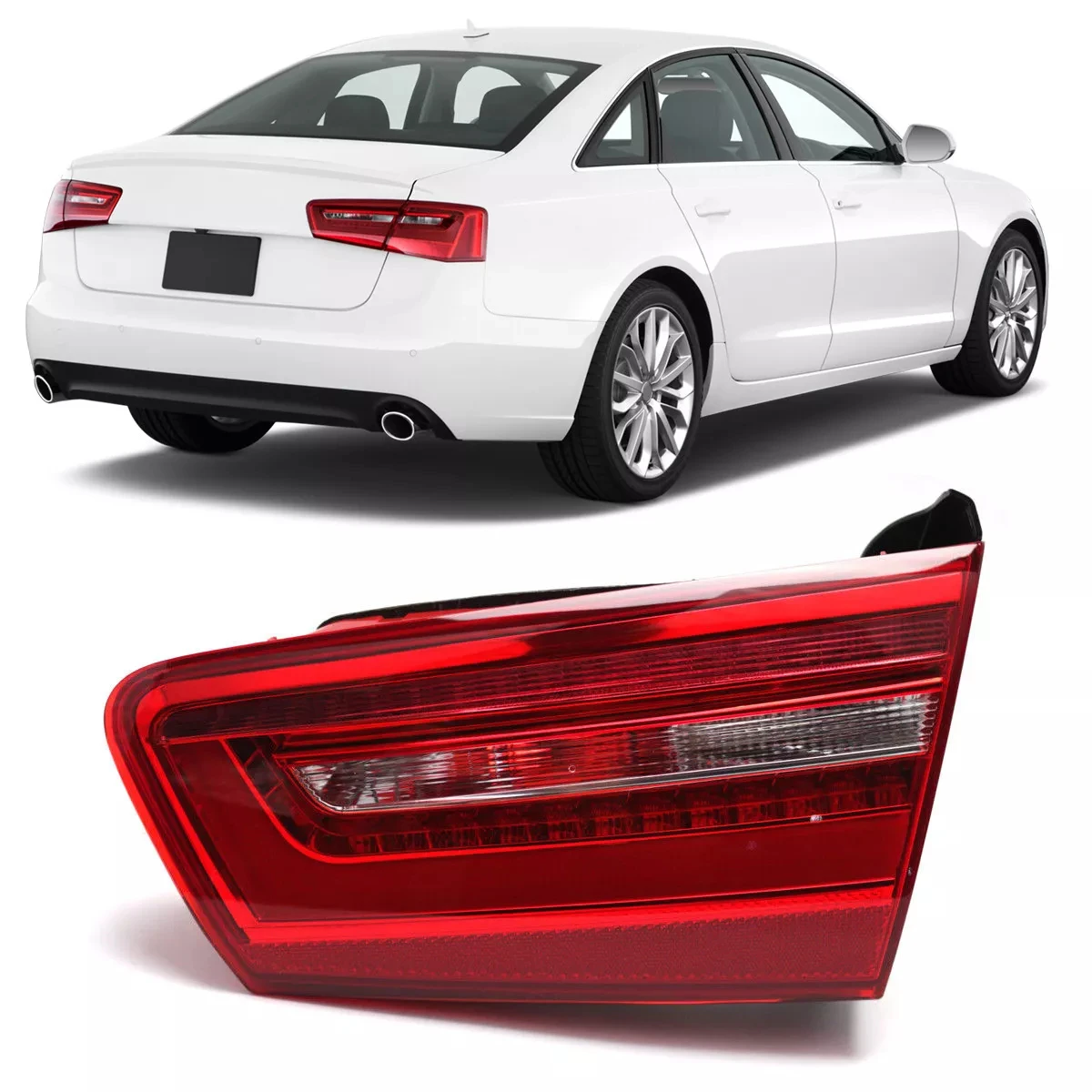 For Audi A6 C7 2010-2016 4GD945093 4GD945094 LED Rear Tail Light Brake Lamp Car Rear Bumper Light Warning Signal Light