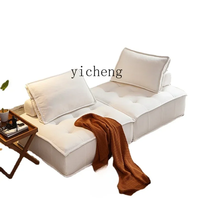 V5.19 Sofa Linen Tofu Block Combination Toast Square Small Apartment Designer Can Move