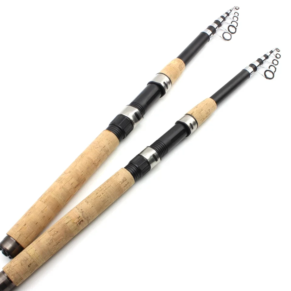 2.4m-3.6m Telescopic Spinning Fishing Rod Carp Sea Rock Pole 30-150g