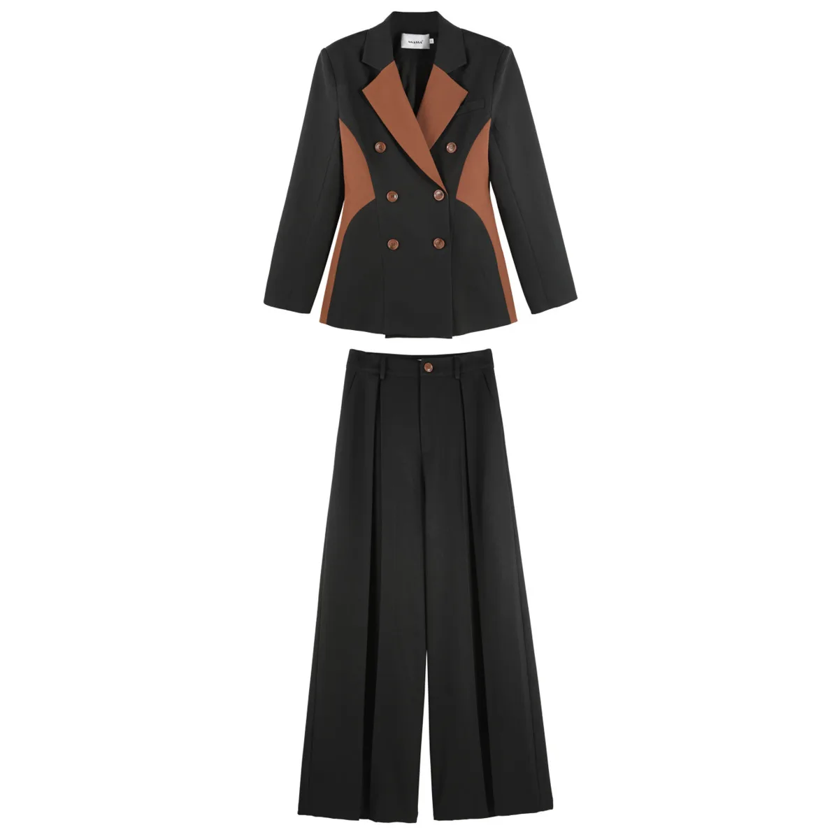 BJTZ 2025 Latest Autumn Ladies' Luxurious Casual Suit Professional Pants Set - Two-piece Set For Large Size Clothing