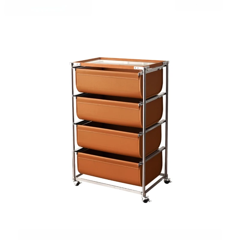 

Jianxing Shelf Multi-layer Storage Rack Kitchen Multifunctional Floor Bedside Snacks Stainless Steel