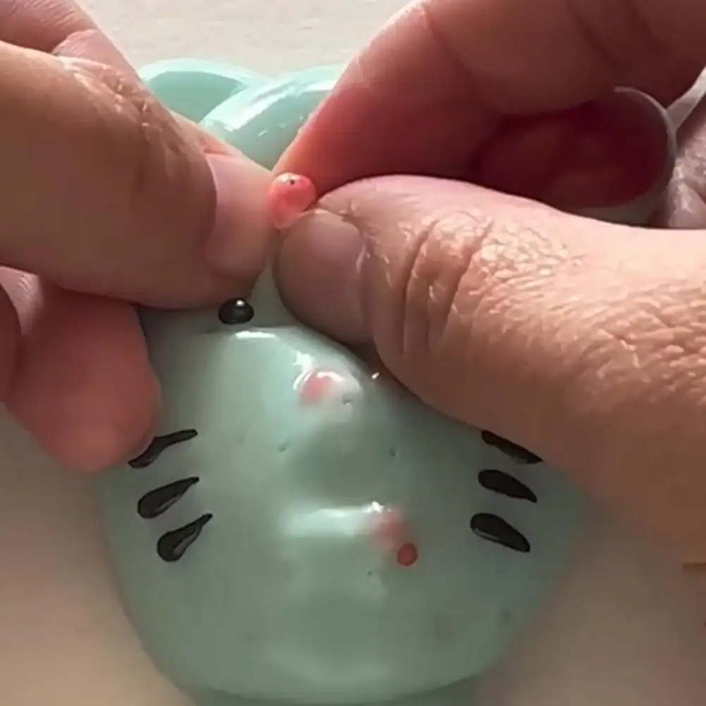 Pimple Popping Fidget Toy Alien Pimple Popping Stress Relief Toys Reusable Refillable Weird Novelty Zit Squeezer Fun Squeeze Toy