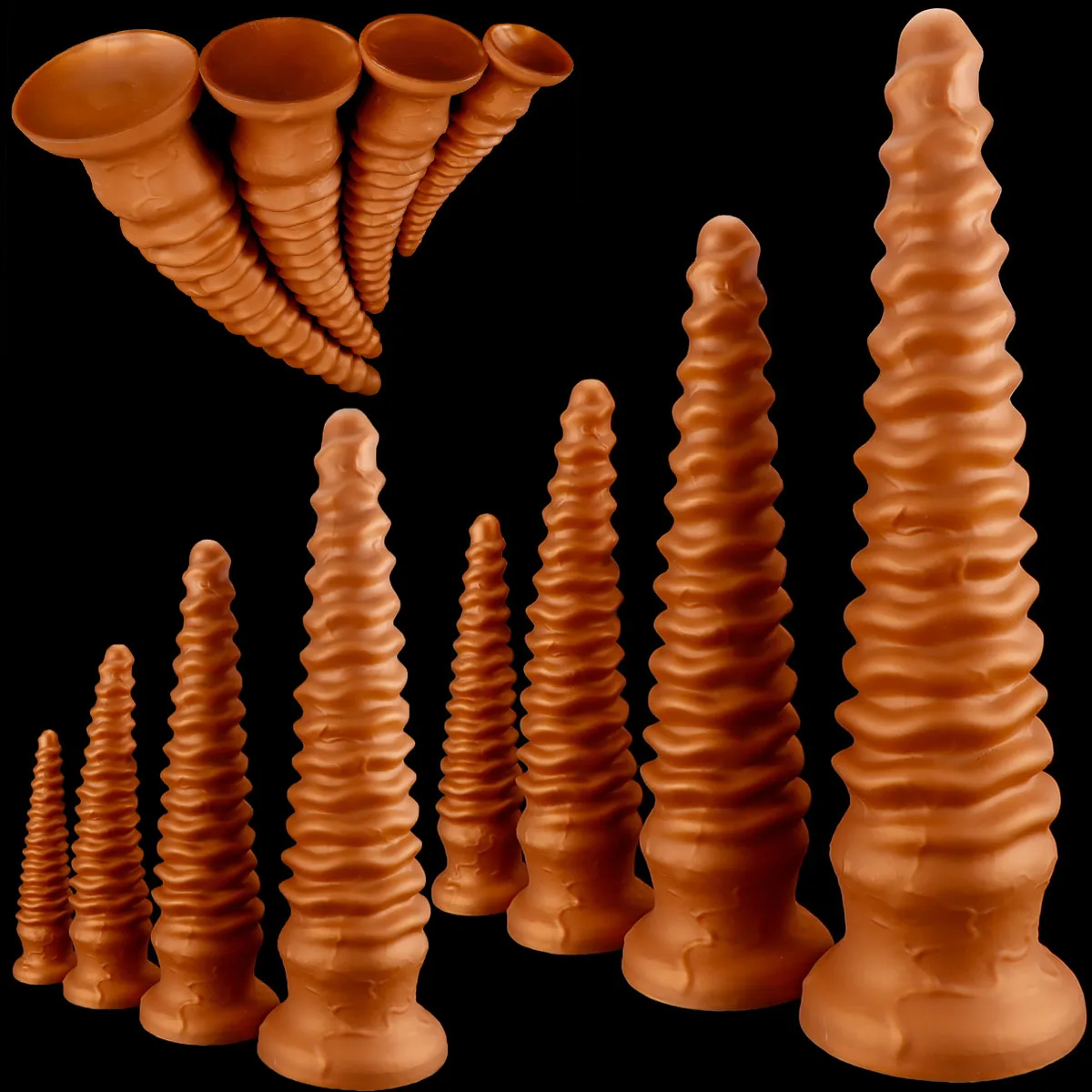 Super Long Anal Plug Huge Large Anal Dildo Butt Plug Big Anal Dilator Silicone Soft Suction Cup Gay Sex Toys for Women Men Xl 18