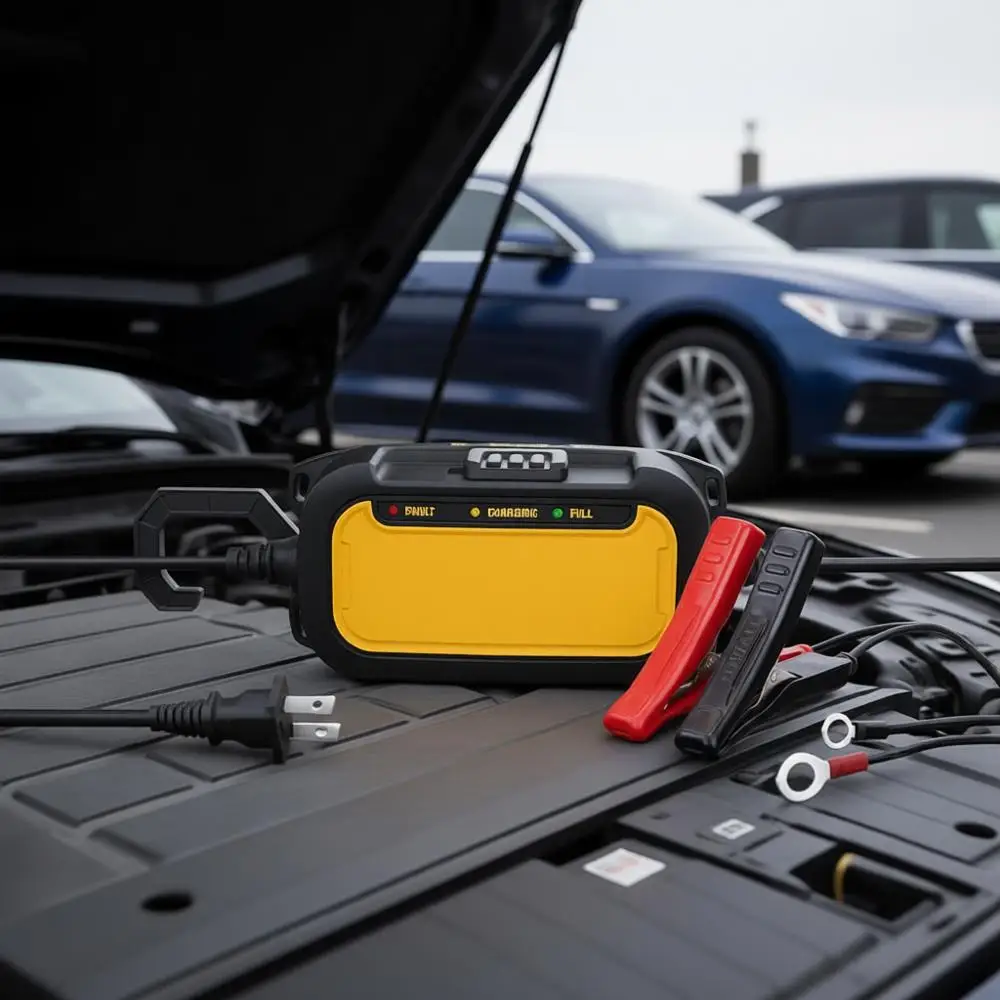 

Профессиональное устройство для обслуживания и зарядки автомобильных аккумуляторов на 2 А