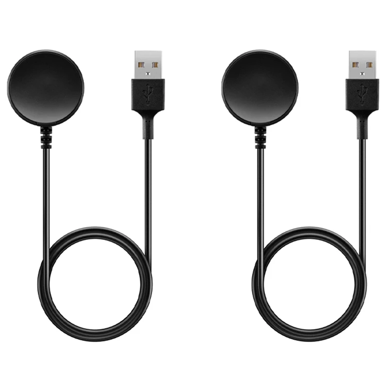 حار TTKK 2X كابل شاحن سريع لساعة سامسونج جالاكسي 5 برو 45 مللي متر ساعة 4 كلاسيك نشط 1 2 40 41 مللي متر ساعة 3 (بدون قوس)