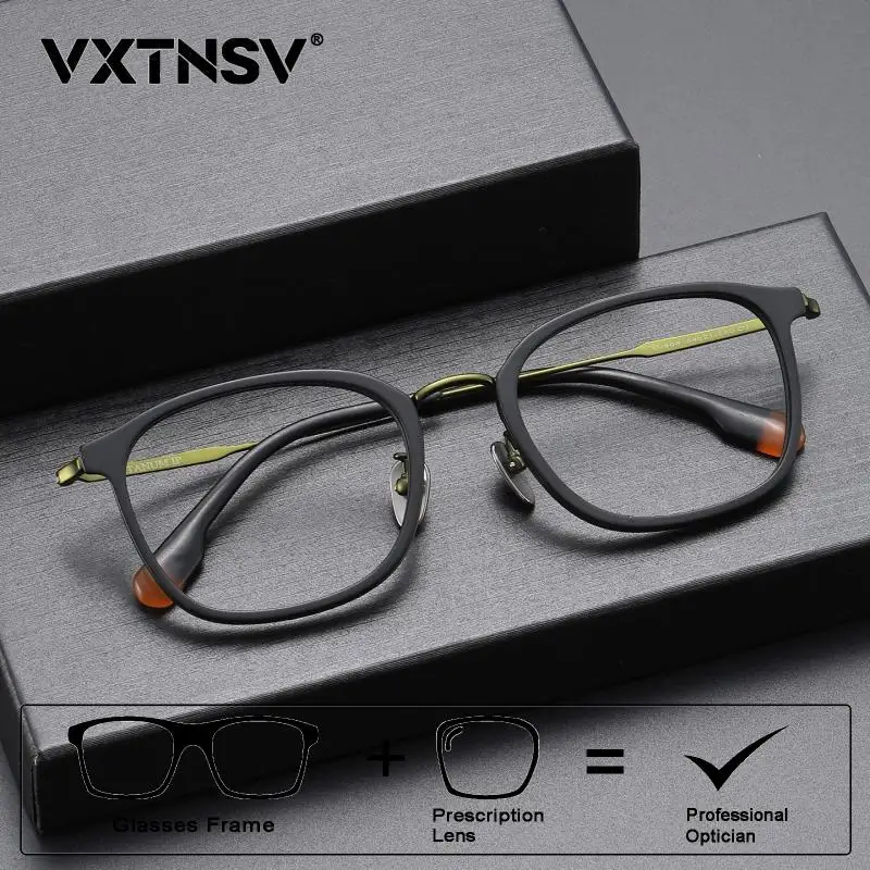 

VXTNSV Fashion Blue Light Blocking Reading Glasses Women Prescription Eyewear For Men Photochromic Prescription Myopia Eyewear