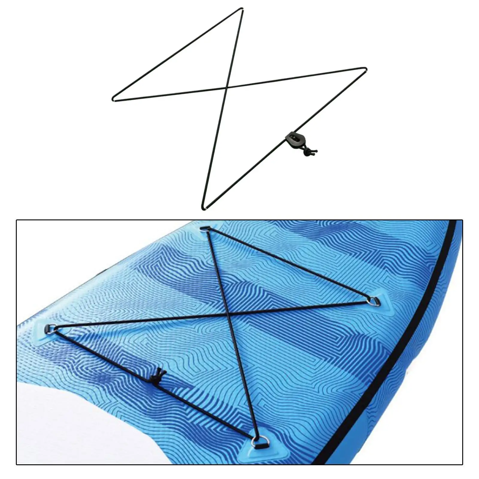Kayak Elastic Bungee Cord Bungee Shock Cord Elastic Rope Heavy Duty Fixing Rope Paddle Leash for Canoe Tarp Boat Hammock Awning