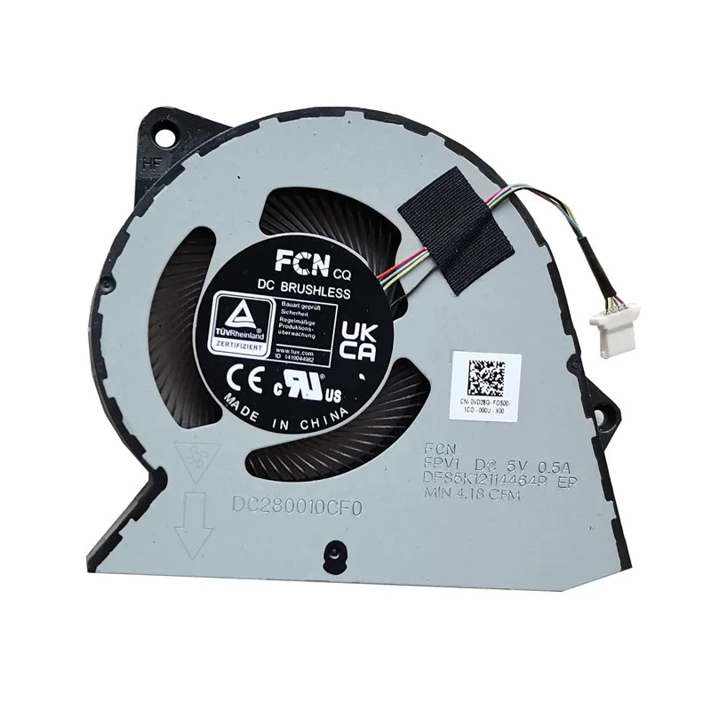 New Original Laptop Cooler CPU GPU Cooling Fan For Dell Vostro 3420 3250 3510 3520 3525 3520 3525