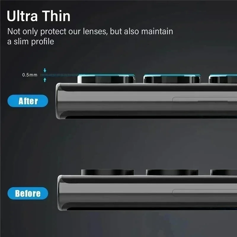 วงแหวนติดเลนส์กล้องสำหรับ Samsung Galaxy A55 A35 A25 A05S A15 5G ฝาครอบเคสป้องกันหน้าจอโลหะป้องกัน A14 A34 A54