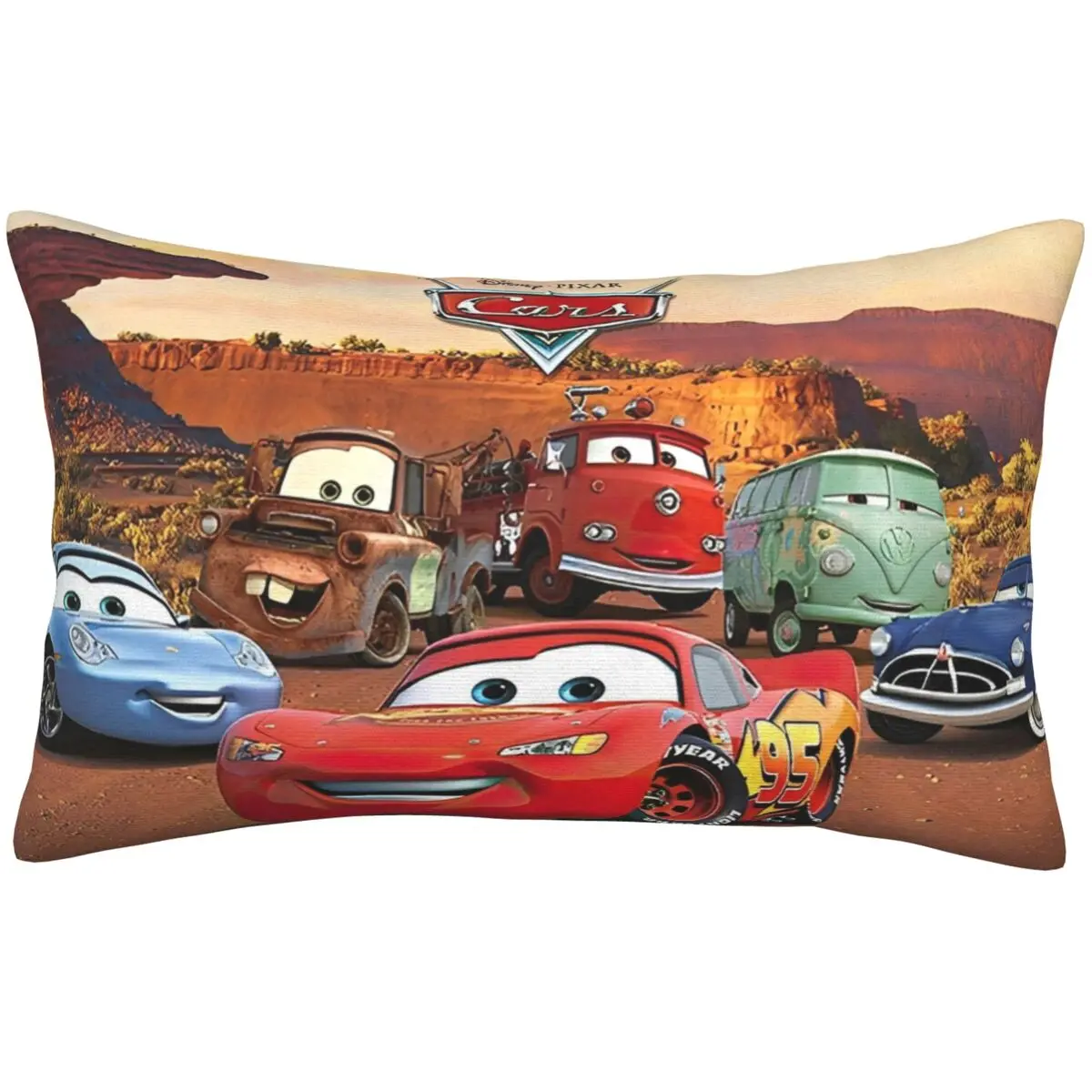 Sally I'm Lightning Cars Mcqueen Kids Pillowcase 30x20 inch for Hair and Skin Bedding Pillow Cover for Teens Boys Girls