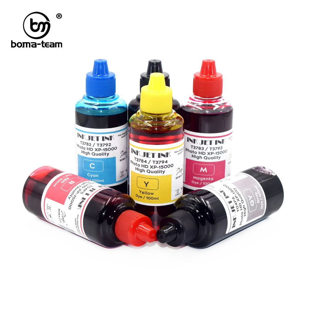 T378xl T478XL T312 T312 Water Based Refill Dye Ink For Epson Expression Photo XP-15000 XP-15010 XP-8600 XP-8500 XP-8605 Printer