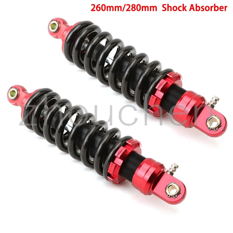 

260mm/280mm Motorcycle Rear Shock Absorber Damper For 10" ATV UTV ScooterATV Quad 4 Wheeler Buggy Scooter Dirt Pit Bike