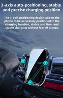 Wireless Charging Stand Car Phone Holder Stand 15W Air Vent Car Mount For iPhone 15 Samsung Xiaomi Car Phone Holder Bracket 15W