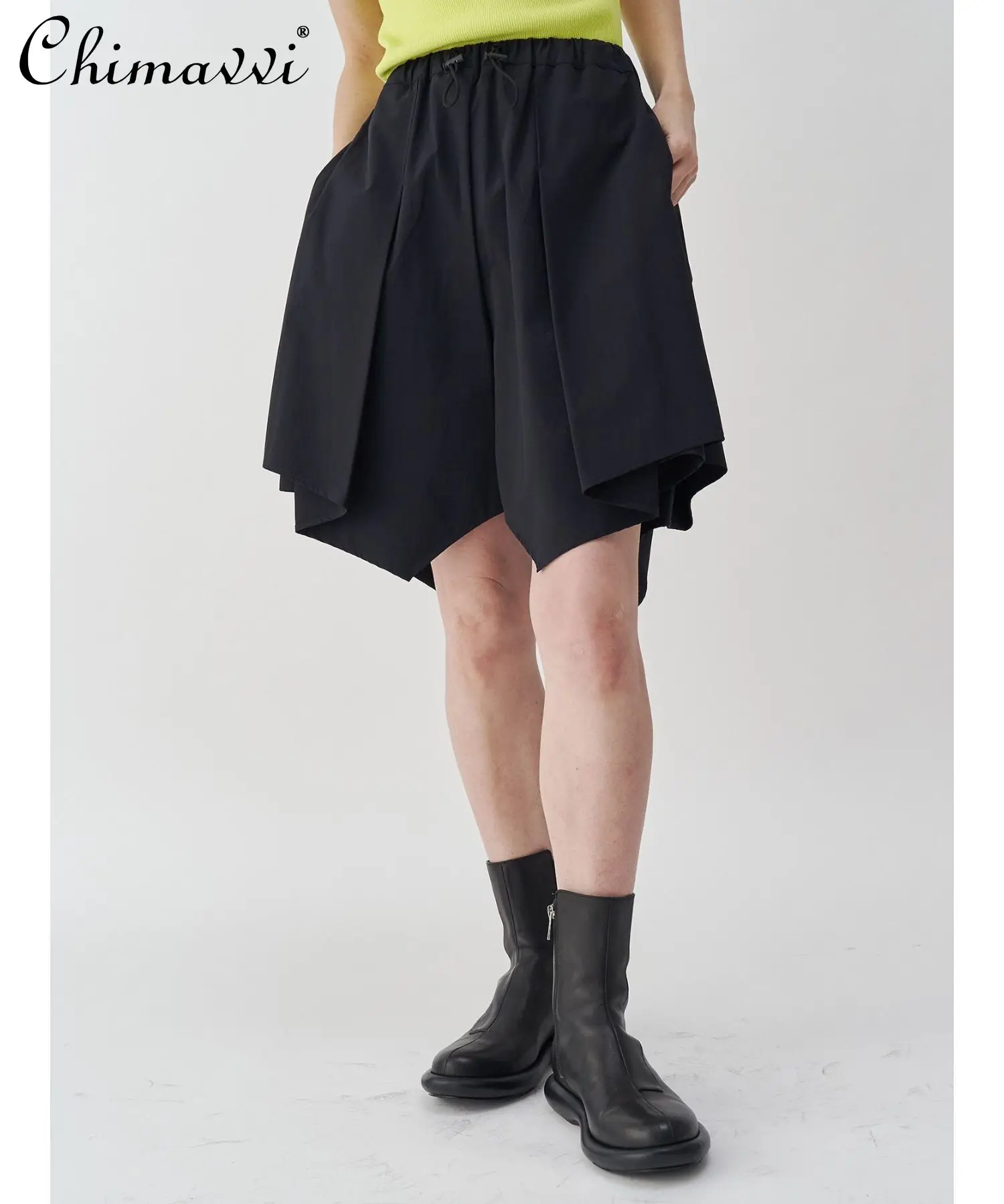 2025 여름 옷 패션 루즈핏 여성 반바지 일본 스타일 신상 기능성 아웃도어 캐주얼 레이어드 숏 팬츠