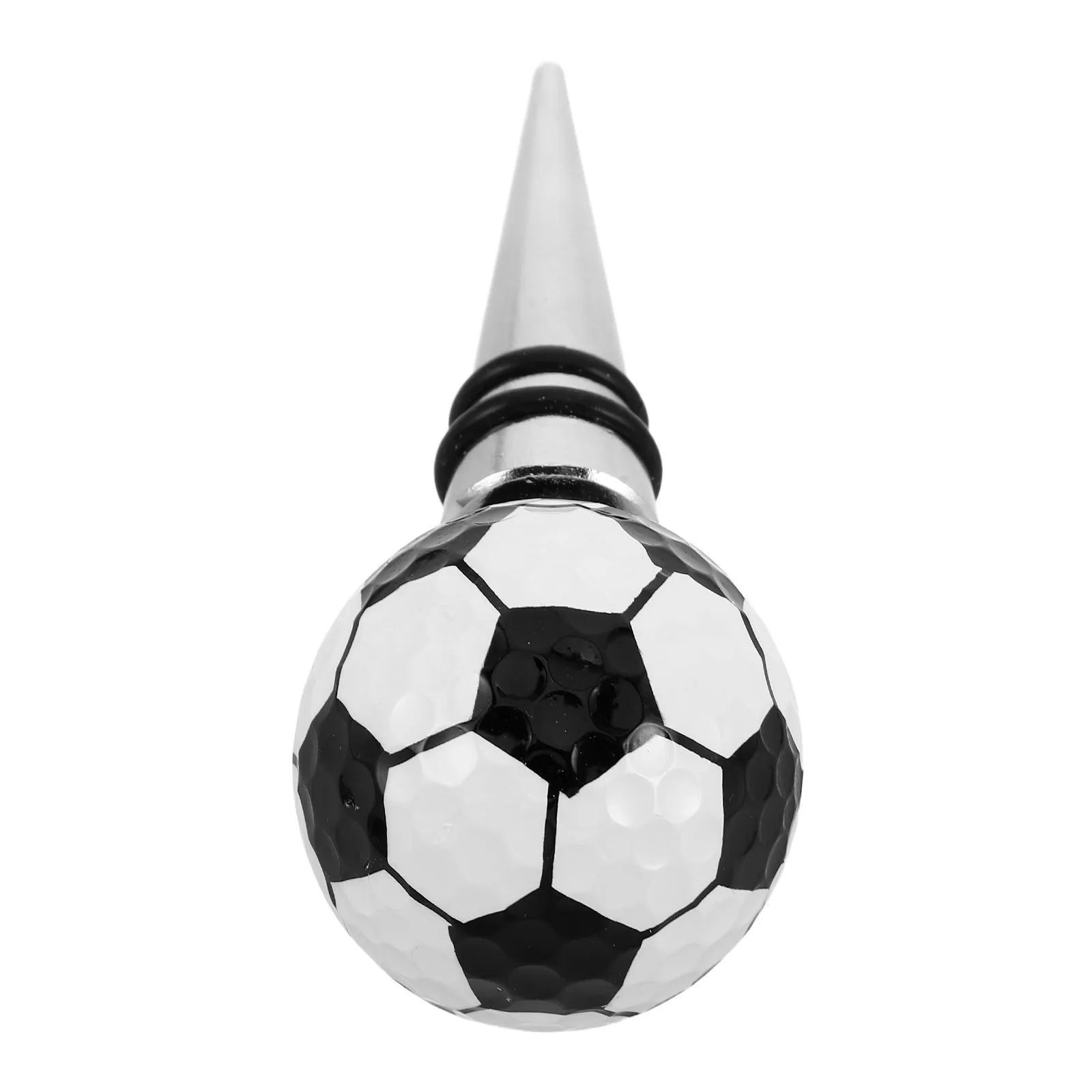 

Заглушка для вина в форме футбольного мяча, силиконовая, из цинкового сплава, многоразовая, для сохранения свежести, для дома и вечеринок, декоративная