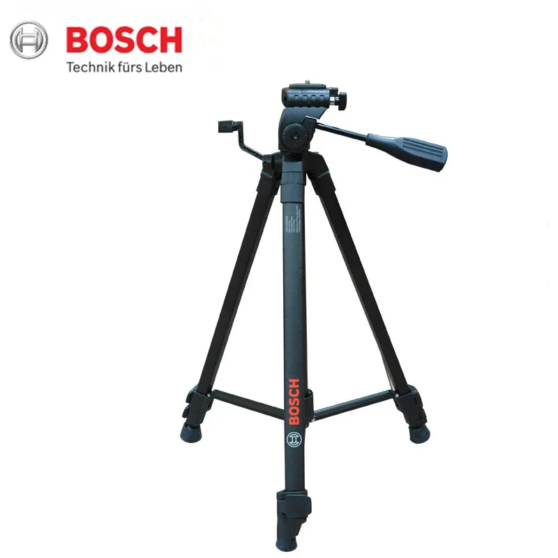 Bosch BT150 Compact Tripod with Extendable Height for Use with Line Lasers Point Lasers Laser Distance Tape Measuring Tool