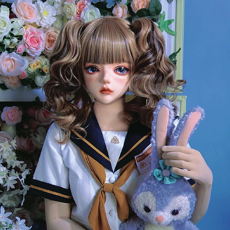 

BJD Resin Half Head/Full Head Masks Kigurumi Eyes Crossdress Cosplay Japanese Anime Unisex Masks Eyes And Wig