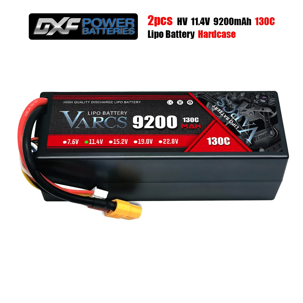 

VARCS 3S 11.4V 9200mAh Lipo Battery 14.8V 15.2V 22.2V 7.4V 6S 4S 2S 5200mAh 7000mAh 8000mAh 8400mAh 6750mAh 6500mAh for RC Car