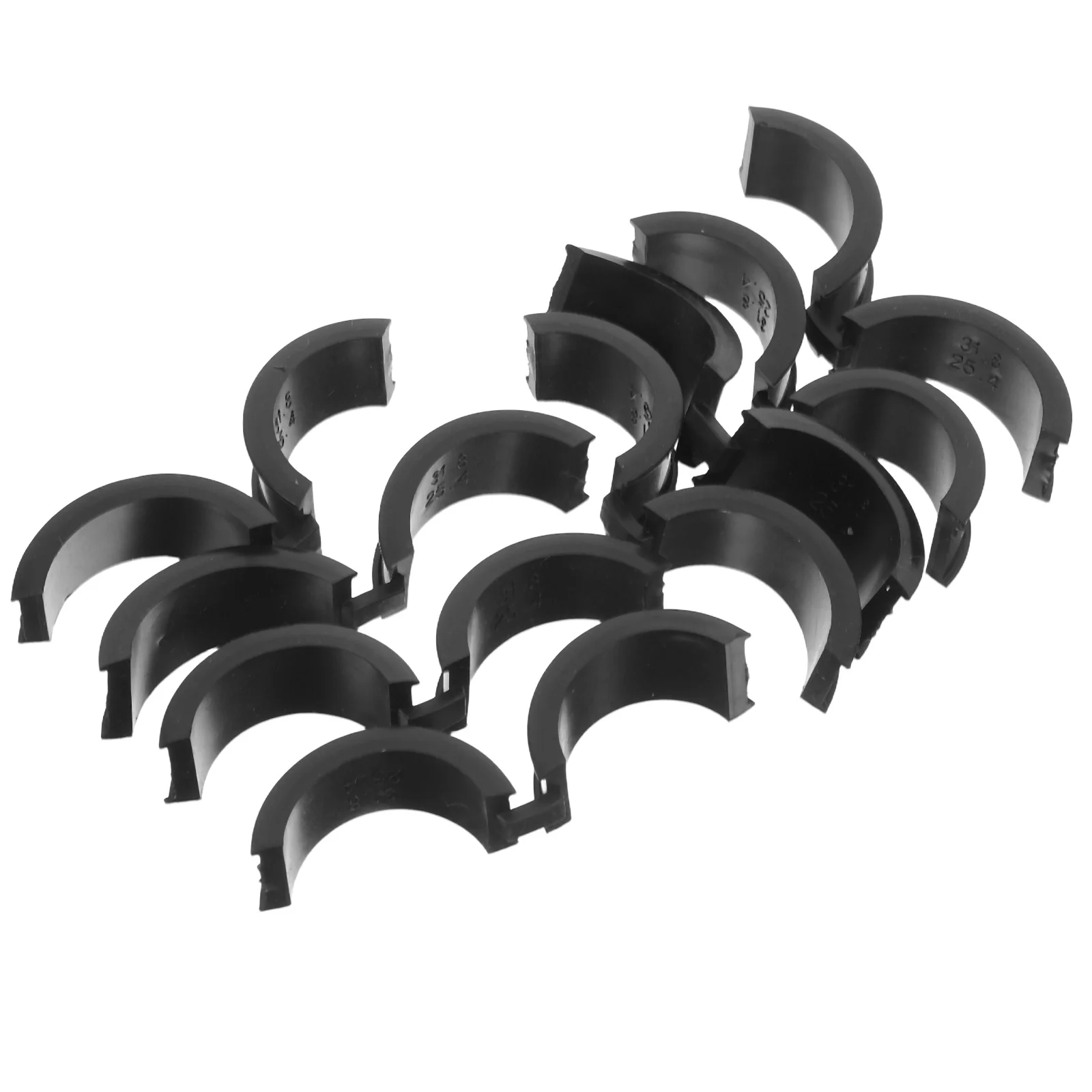 

8Pcs Bicycle Spacers Non-Slip Handlebar Stem Shims for Enhanced Stability Mountain Road Bike Accessories