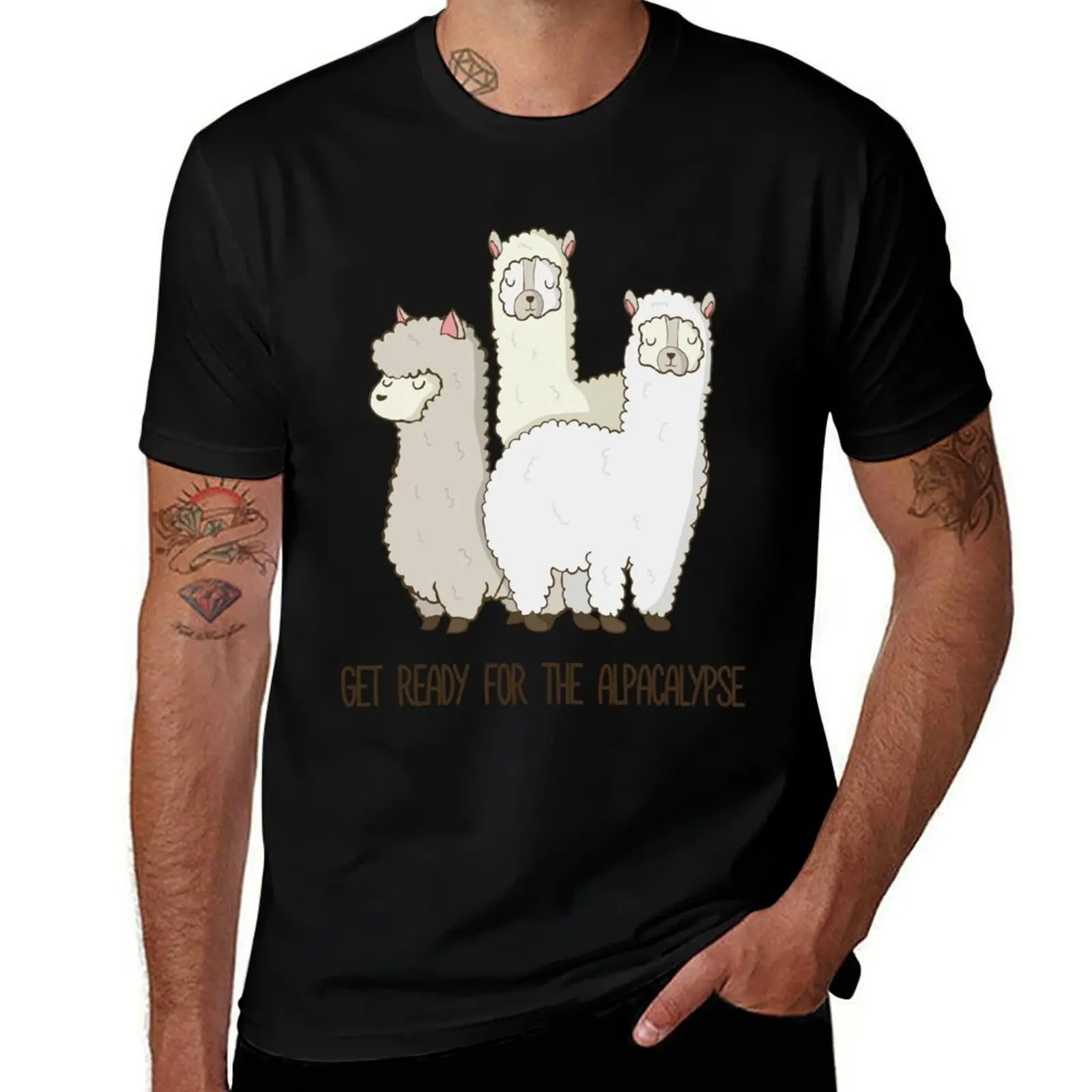 Get Ready For The Alpacalypse - Funny Alpaca Gift T-Shirt essential t shirt summer top customs tops mens designer clothes