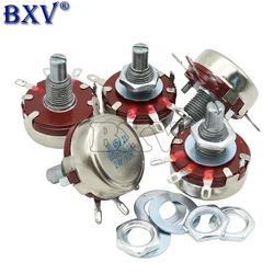 2 pezzi WTH118 1K 2.2K 4.7K 10K 22K 47K 100K 470K 1M 2W 1A potenziometro resistenza variabile autentica resistenza VR 100K Ohm nuovo