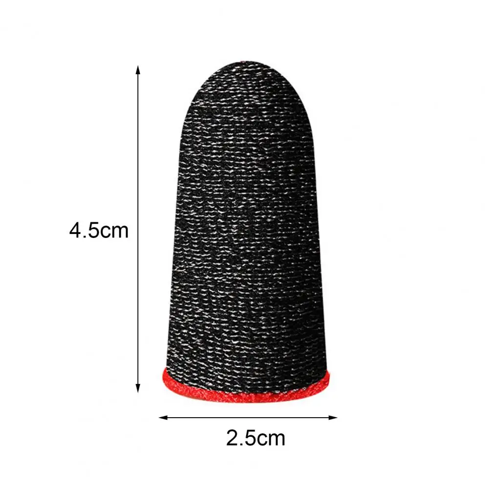 Gaming Finger Cots Gaming Fingertip Accessories Enhance Gaming Experience with Thin Finger Sleeves High Precise for Mobile