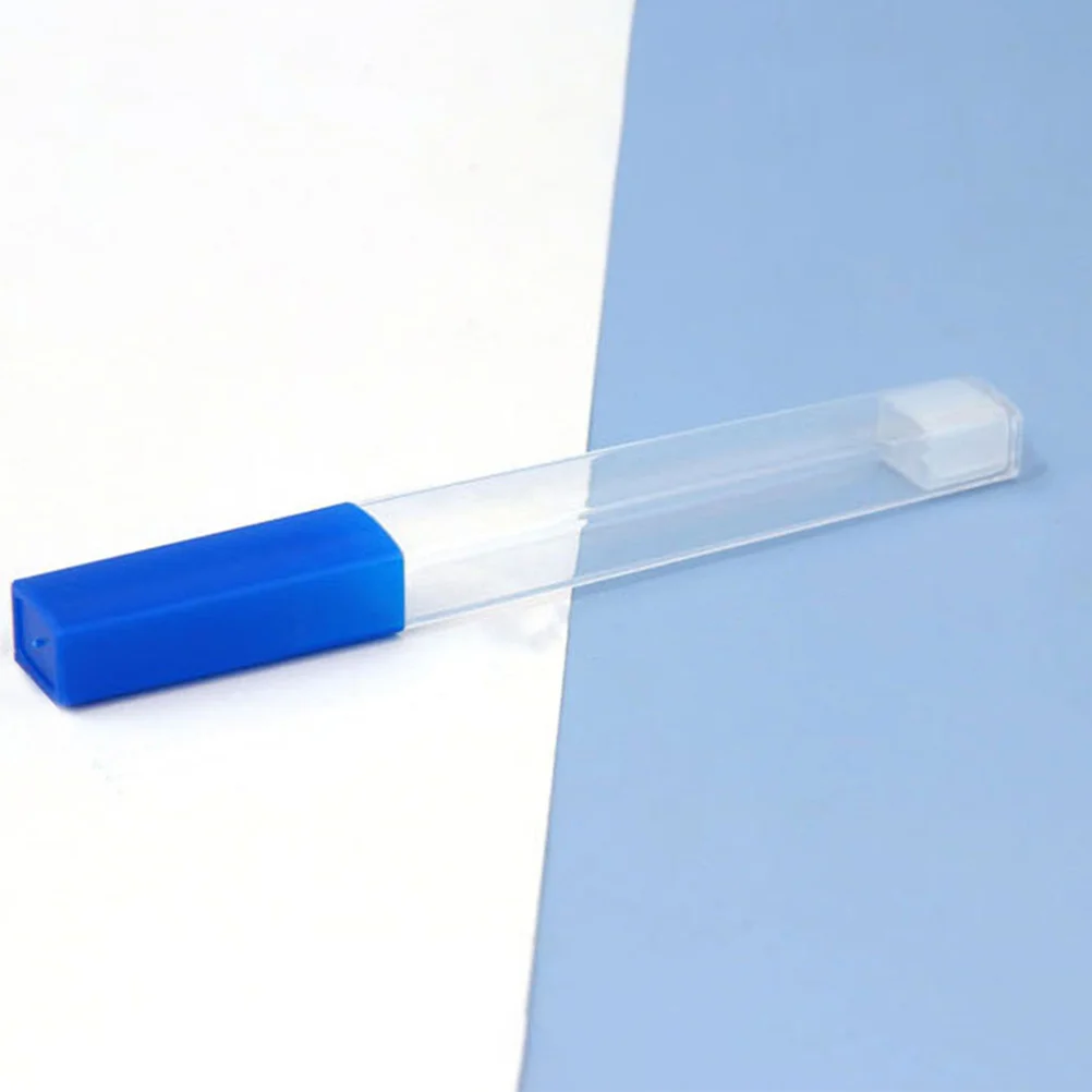 Thermometer Protective Barrel Clear Plastic Tubes Storage with Caps Temporal Disposable for Kids Transparent Lids