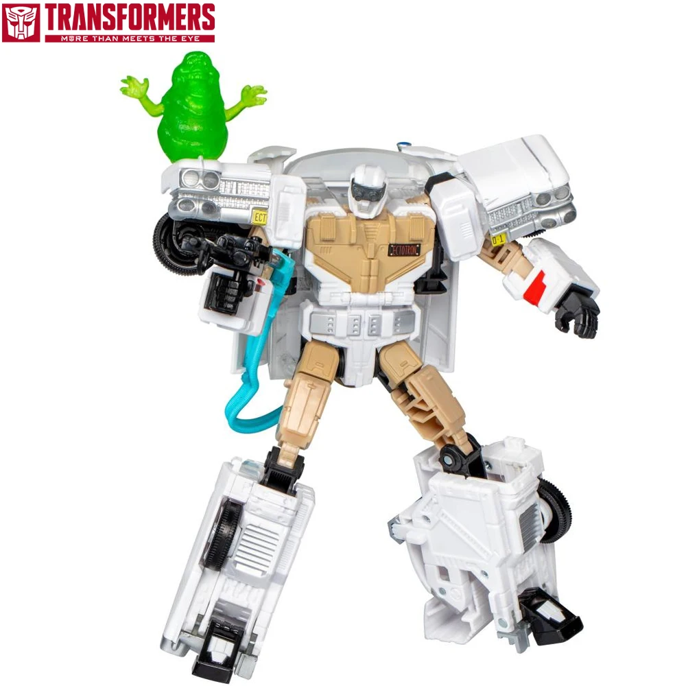 Transformers colaborativo Ghostbusters X Transformers Ectotron figura coleccionable juguete regalo de vacaciones