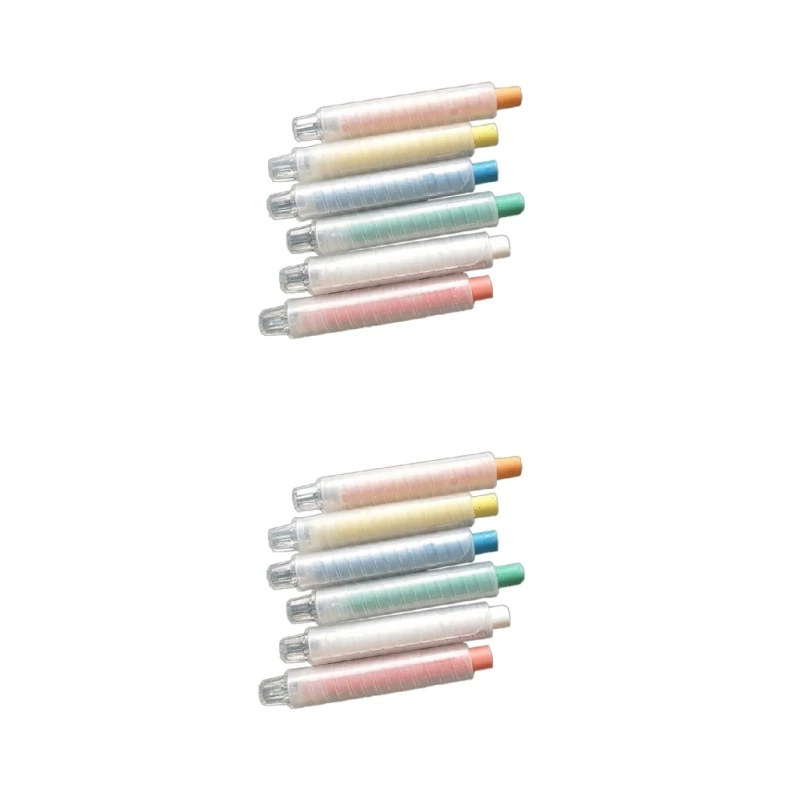 Универсальный беспыльный держатель для мела, моющийся поворотный дизайн, держатель для мела, длина 3,54 дюйма, диаметр 0,59