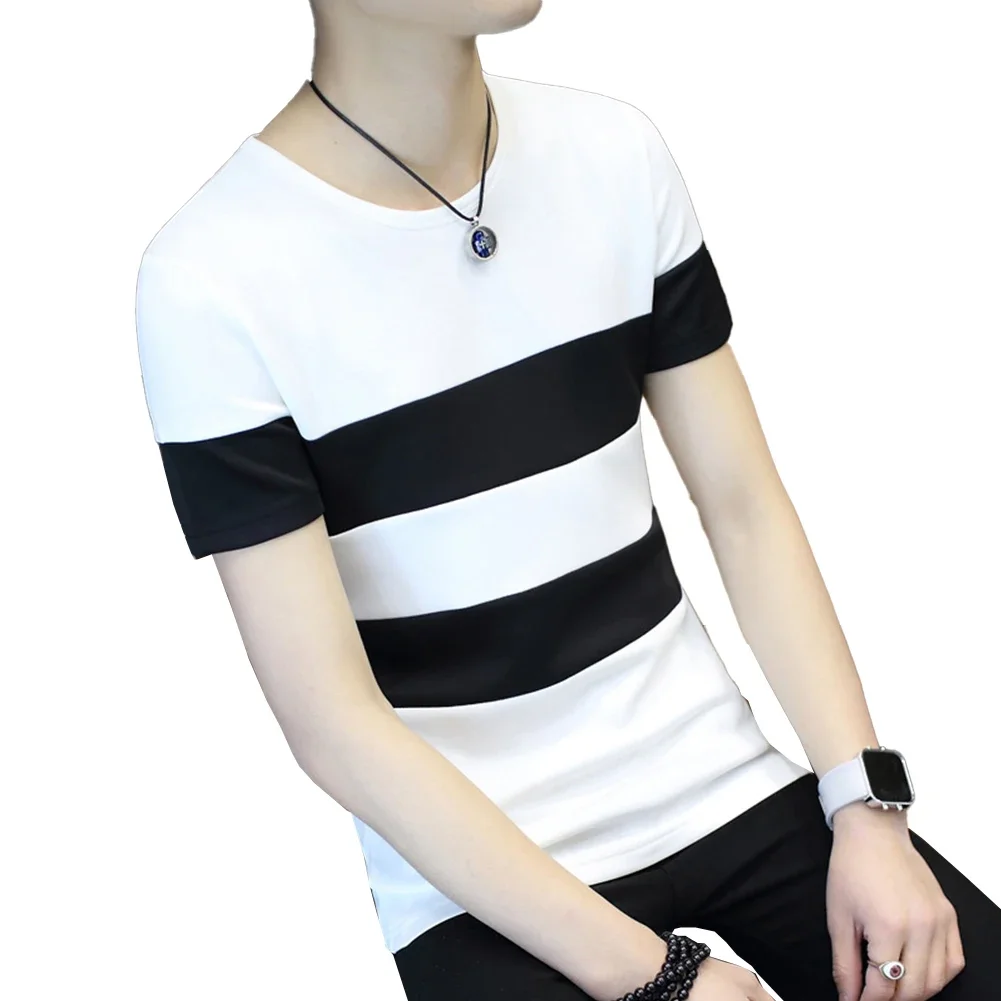 

Loose Fit T-shirt Breathable Short-sleeved Casual Outing 2XL Casual Loose Fitting Tee Casual Brand New Condition Regular Length