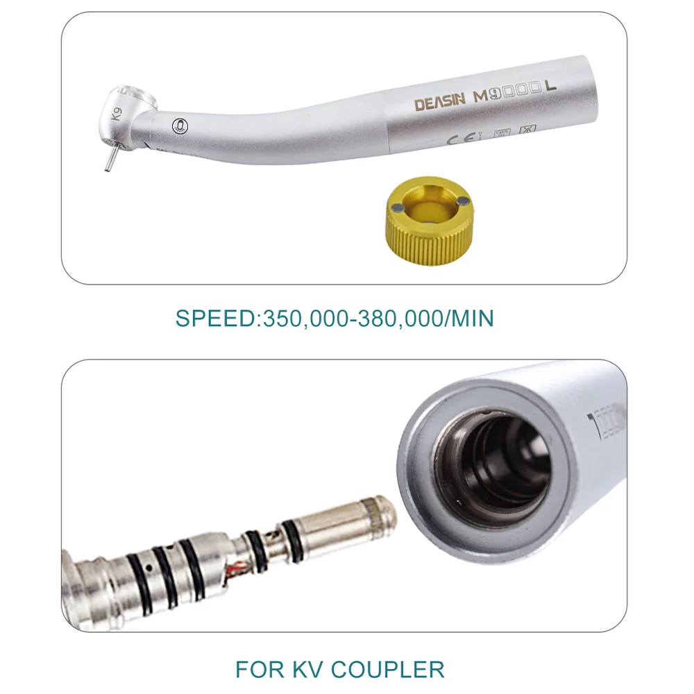 Dental For KAVO Coupler 25000 LUX M9000L High Speed Handpiece Fiber Optical Led Big Strength Dentist Equipment Dentistry Tools