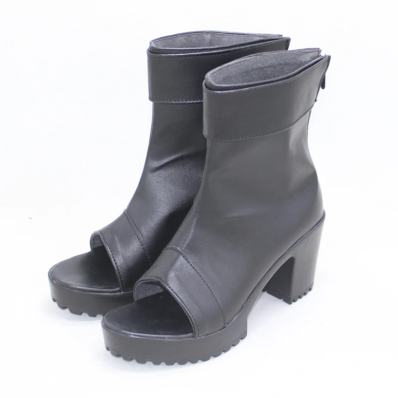 أحذية أنيمي هارونو ساكورا التأثيرية أحذية حفلة الهالوين للنساء والفتيات أحذية سوداء #3