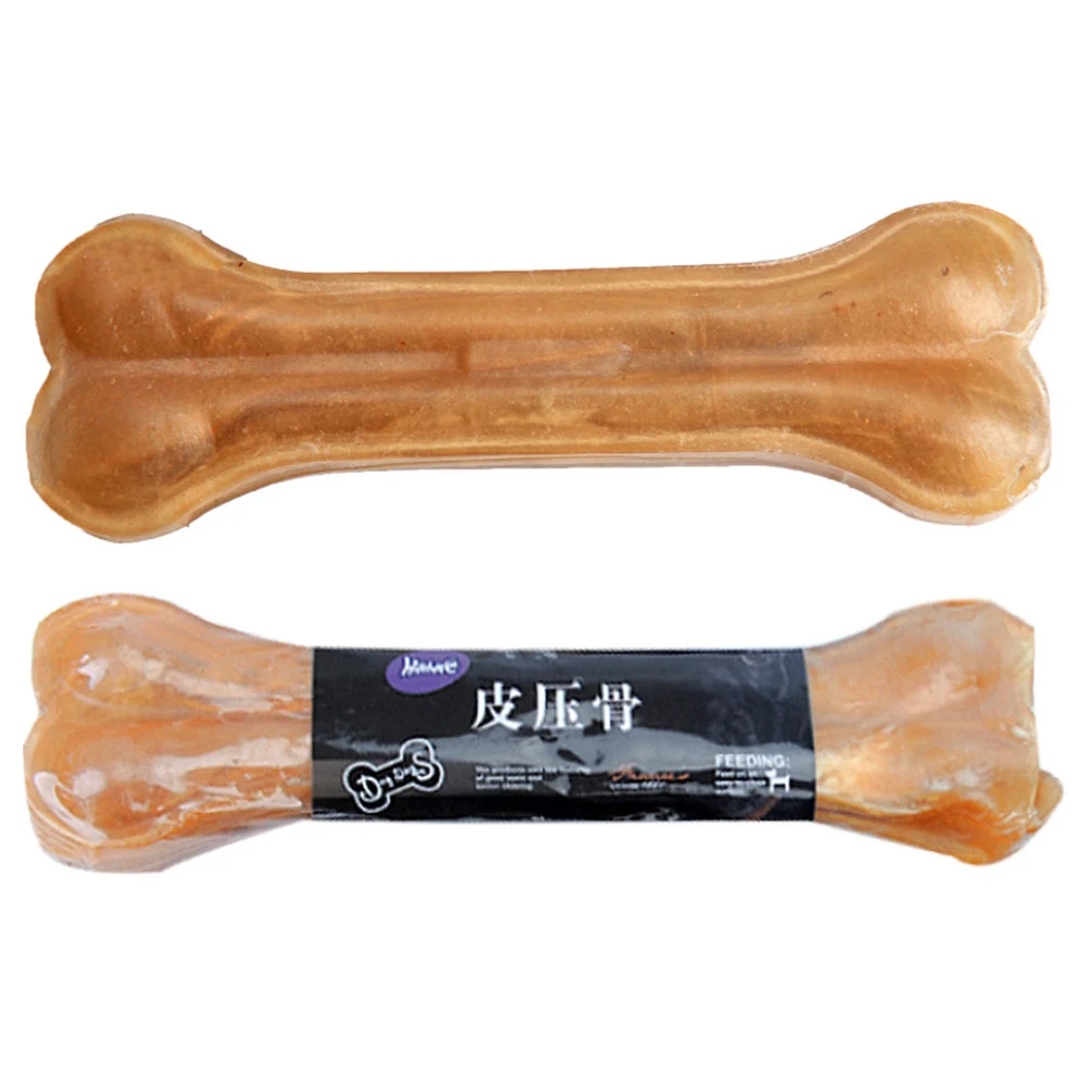 

Creative 8Inch Pet Dog Chew Bone Shaped Durable Bite Teether Puppy Training Plaque Tartar Control Teeth Cleaning Oral Health