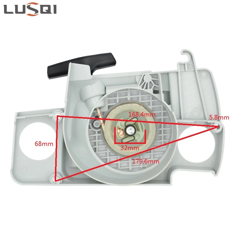 LUSQI Chainsaw Recoil Starter Assembly Fit Stihl Ms170 Ms180 Ms180c 017 018 Chain Saw Gasoline Engine Starter Repair Part