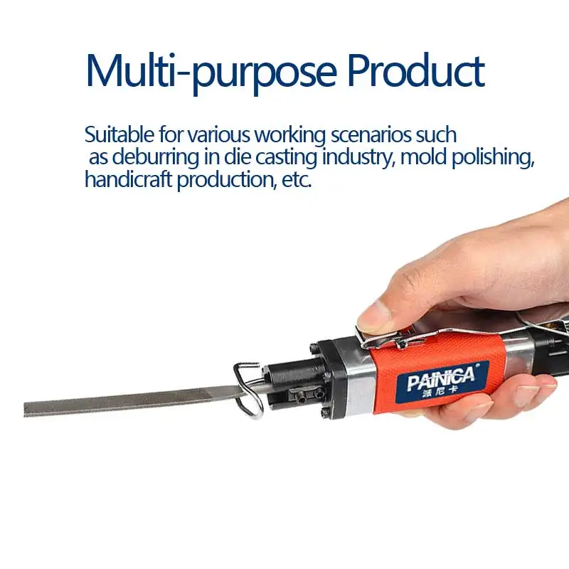 Pneumatic File AF5, Pneumatic Reciprocating File, High-Power Pneumatic File, Reciprocating Pneumatic File for Metal Deburring