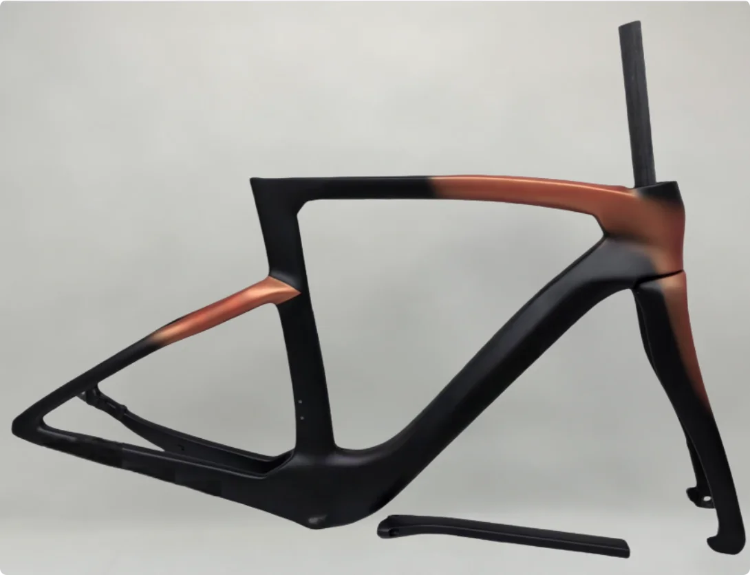 

Chameleon Carbon Frame F16 Road Bike Frame T1100 Rim/Disc Brake Racing Frame With Handlebar