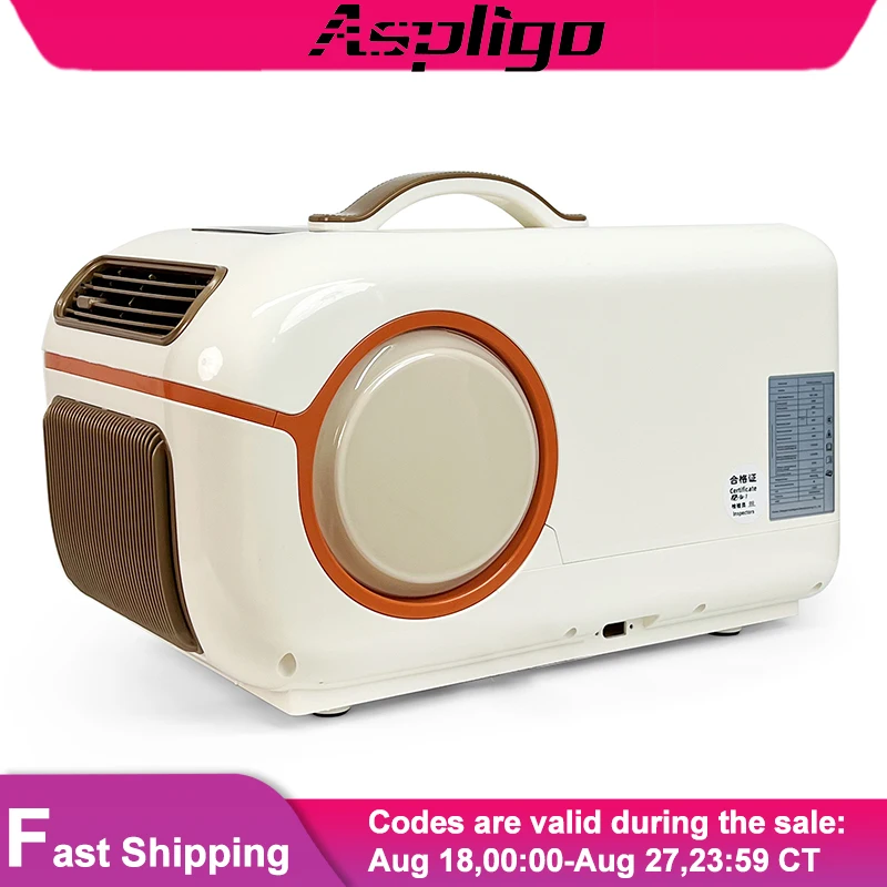 

Aspligo 6000BTU 500 Вт кондиционер для палатки переносной кондиционер с теплом и охлаждением для спальни, кухни, дома на колесах, кемпера, фургона, грузовика