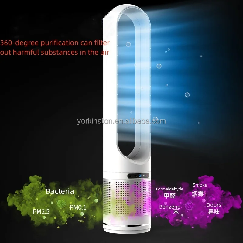 مروحة صغيرة 2 في 1 مثبتة على الحائط، مروحة برجية أرضية كهربائية محمولة للتبريد الساخن