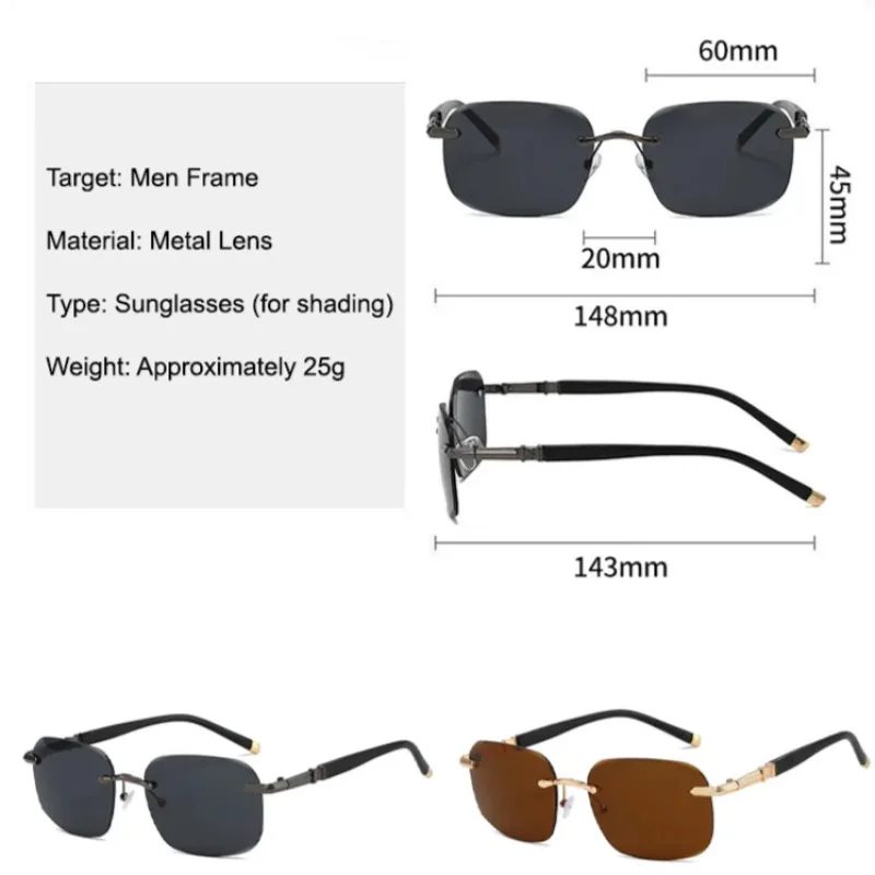 نظارات شمسية مستقطبة عالية الدقة للحماية من الأشعة فوق البنفسجية للرجال