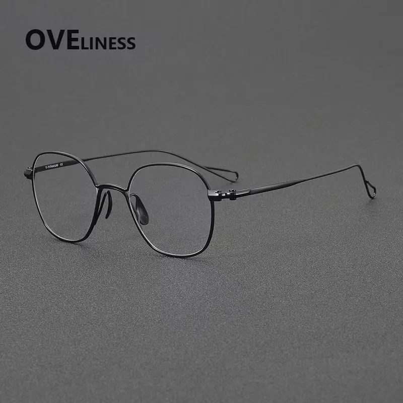

Оправа для очков из чистого титана 2026 года, круглая, для мужчин и женщин, высококачественные очки