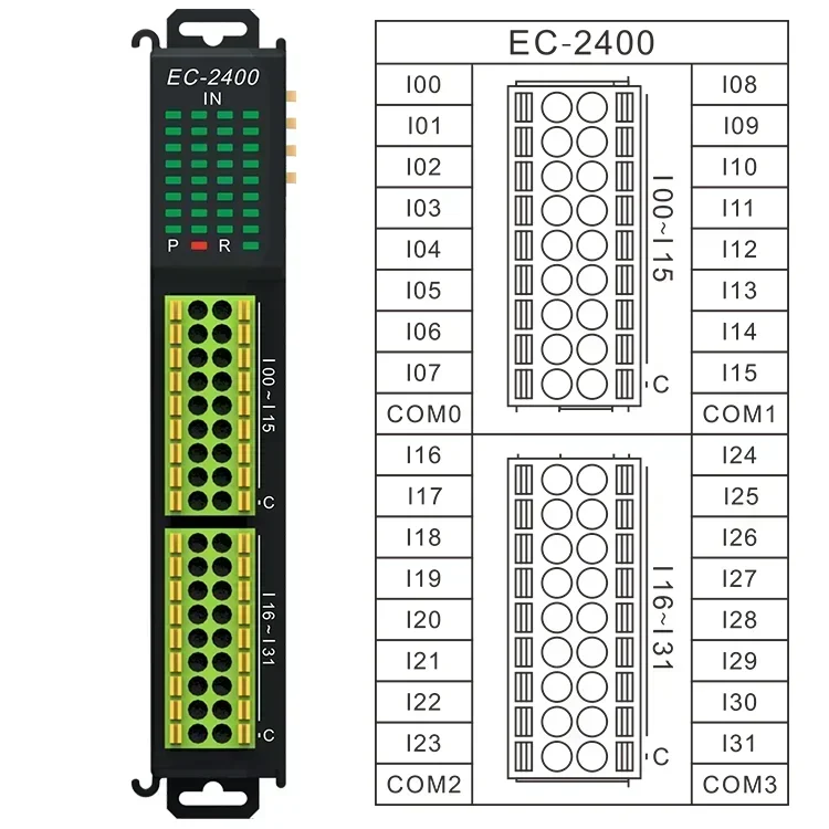 Distributed Digital Ethercat Smart Io Input Output Module Cnc Controller Motion Remote Ethercat