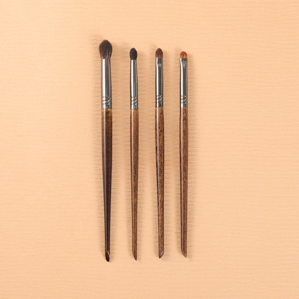 OVW 4PCS Eye Makeup Brushes Details Brushes for Precision Application Beauty Cosmetic Tools Set
