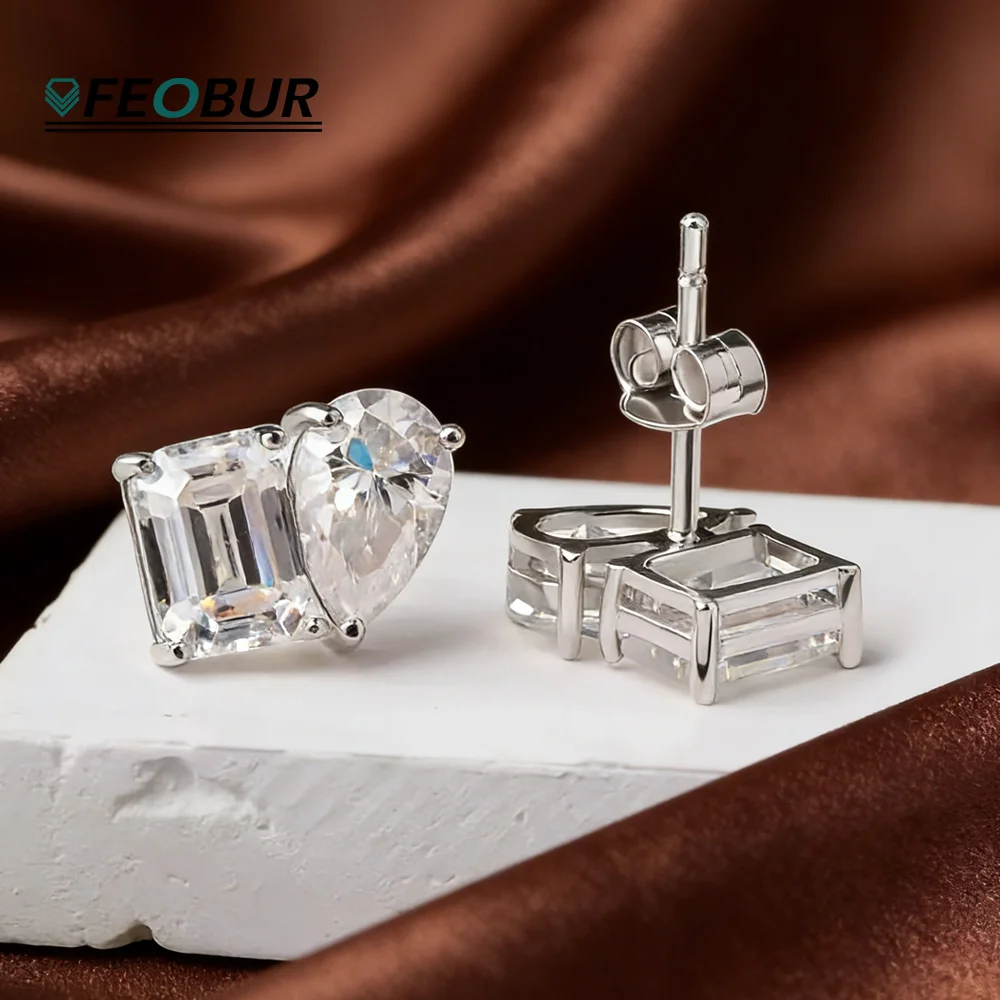 Thumbnail 2 - #53 Compare Moissanite Stud Earrings Before You Buy